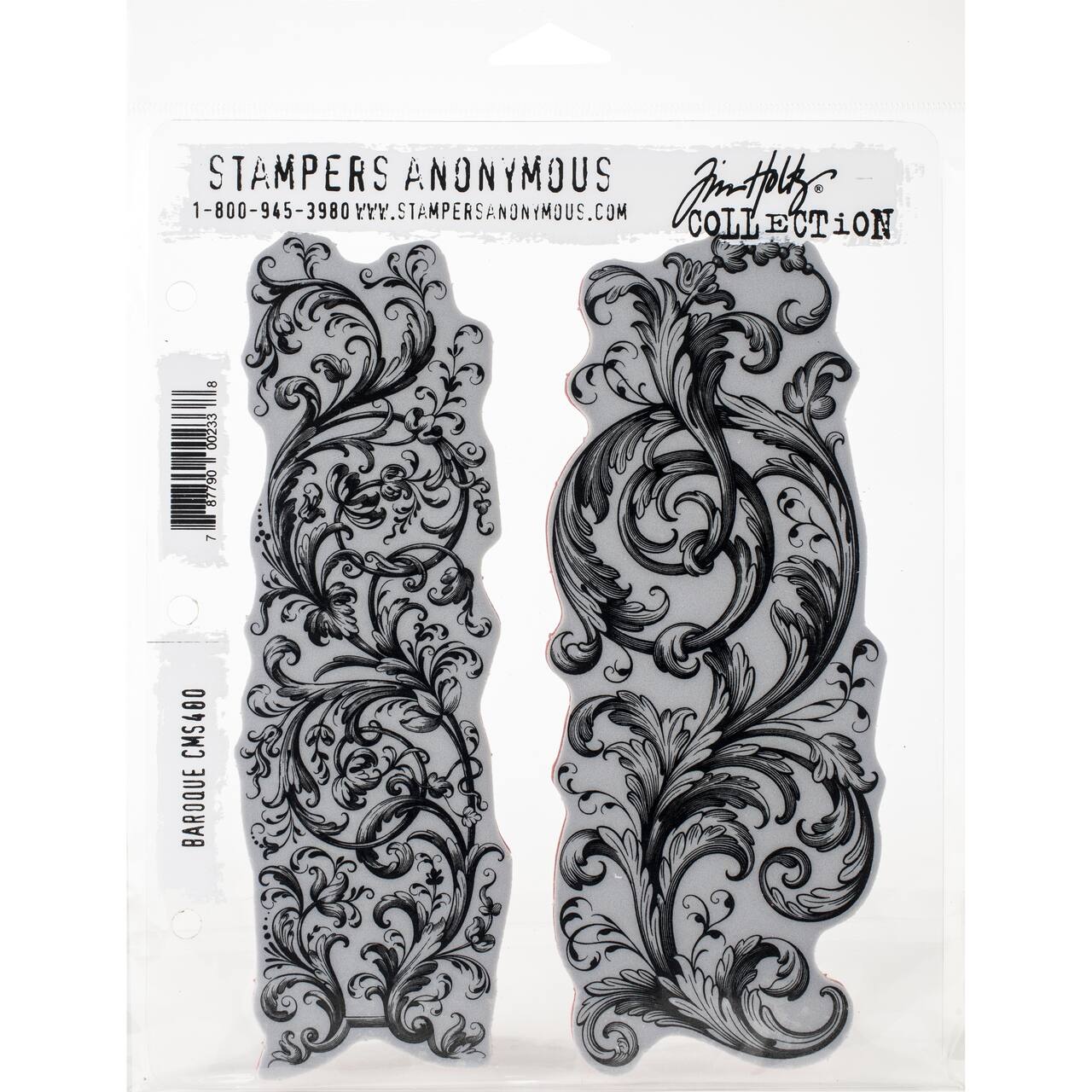 Stampers Anonymous Tim Holtz® Baroque Cling Stamps